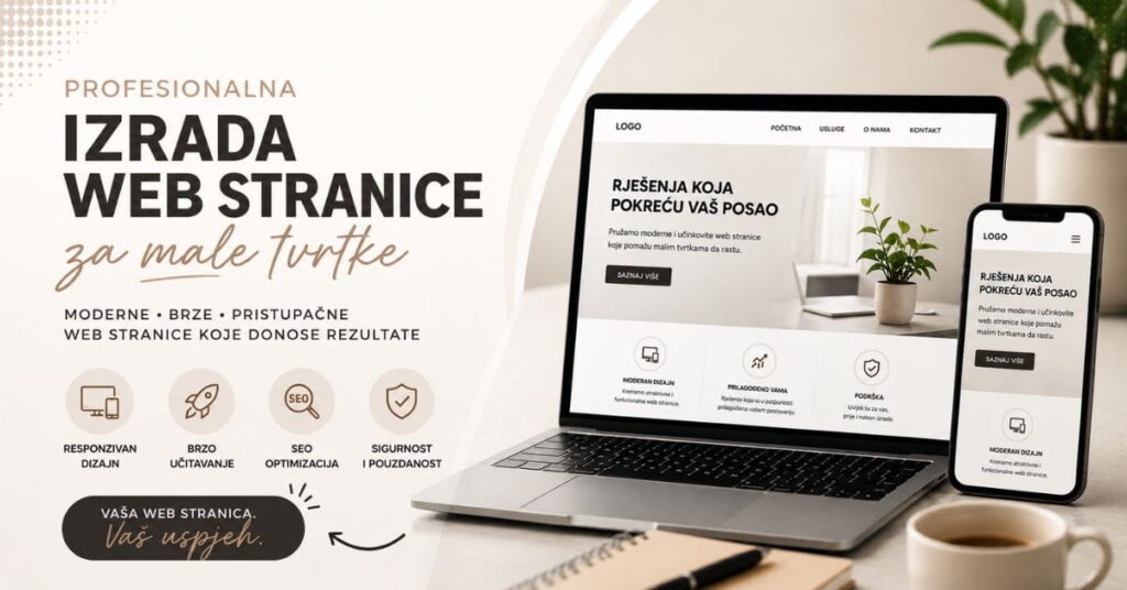 Izrada web stranice za malu tvrtku i planiranje poslovne stranice